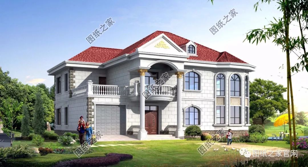 40款全新設(shè)計(jì)二層別墅外觀圖片大全，最漂亮的農(nóng)村二層小樓