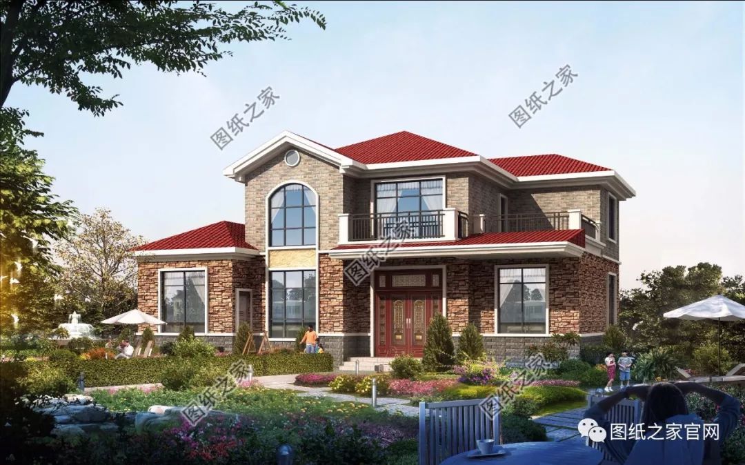 40款全新設(shè)計(jì)二層別墅外觀圖片大全，最漂亮的農(nóng)村二層小樓