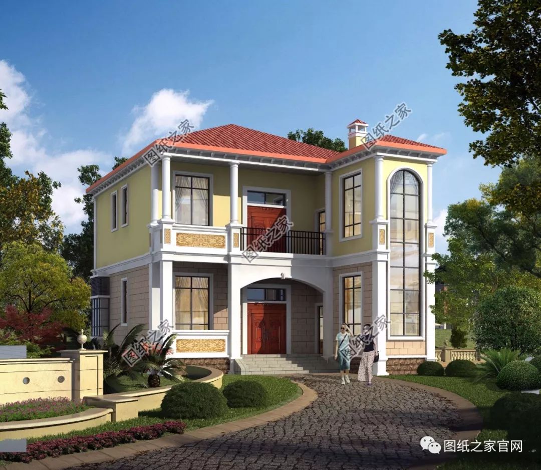 40款全新設(shè)計(jì)二層別墅外觀圖片大全，最漂亮的農(nóng)村二層小樓