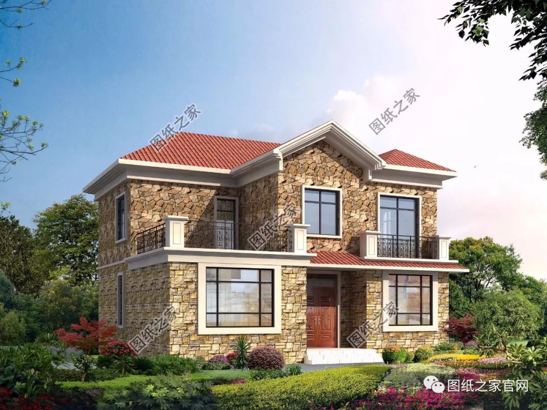 40款全新設(shè)計(jì)二層別墅外觀圖片大全，最漂亮的農(nóng)村二層小樓