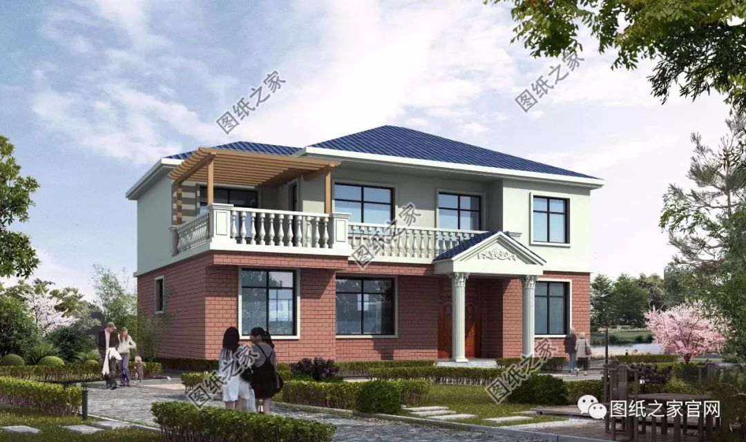 40款全新設(shè)計(jì)二層別墅外觀圖片大全，最漂亮的農(nóng)村二層小樓