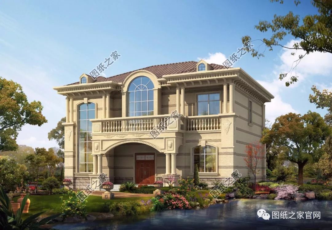 40款全新設(shè)計(jì)二層別墅外觀圖片大全，最漂亮的農(nóng)村二層小樓