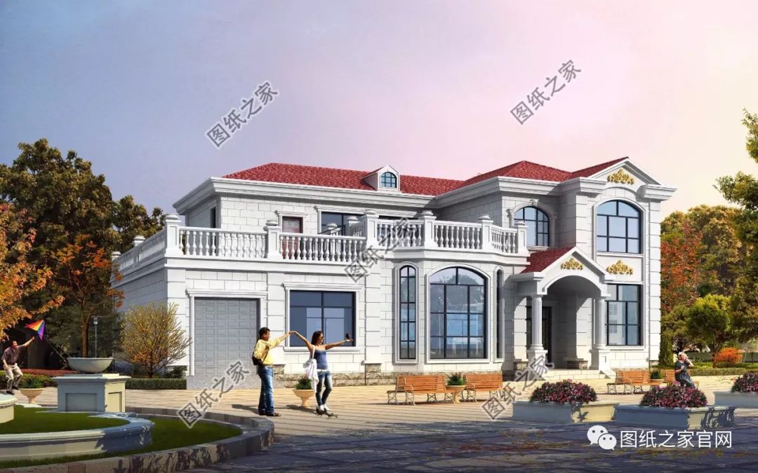 40款全新設(shè)計(jì)二層別墅外觀圖片大全，最漂亮的農(nóng)村二層小樓