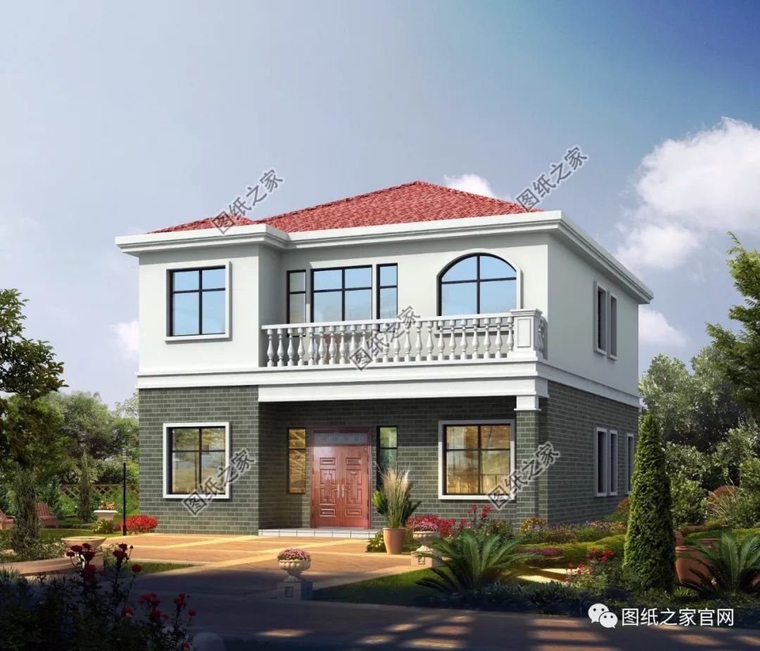 40款全新設(shè)計(jì)二層別墅外觀圖片大全，最漂亮的農(nóng)村二層小樓