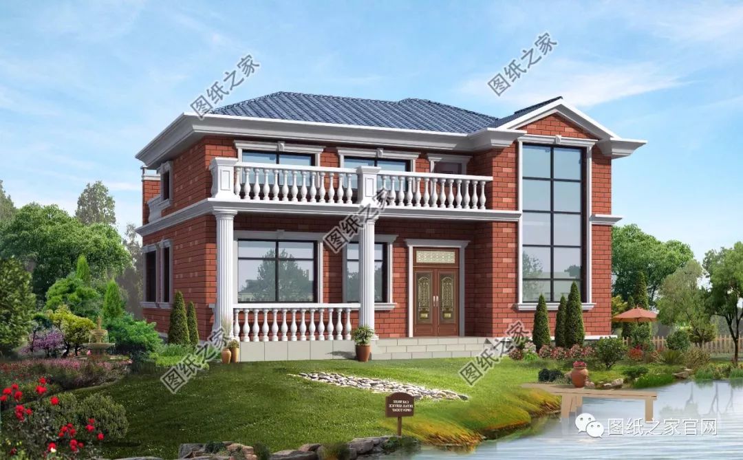 40款全新設(shè)計(jì)二層別墅外觀圖片大全，最漂亮的農(nóng)村二層小樓