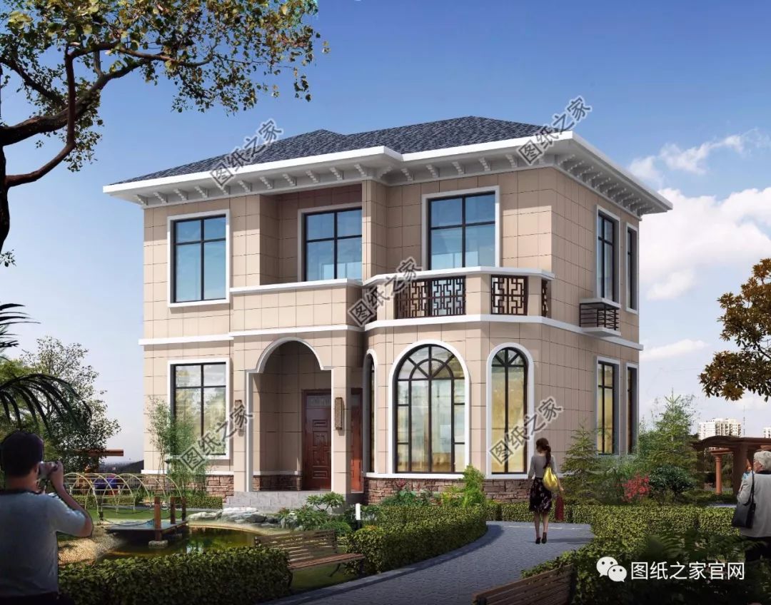 40款全新設(shè)計(jì)二層別墅外觀圖片大全，最漂亮的農(nóng)村二層小樓