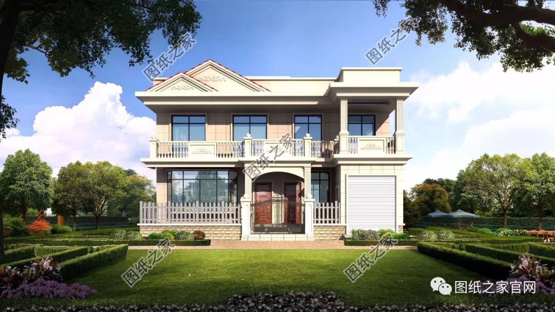 40款全新設(shè)計(jì)二層別墅外觀圖片大全，最漂亮的農(nóng)村二層小樓