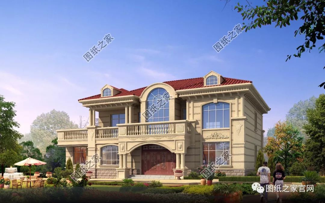 40款全新設(shè)計(jì)二層別墅外觀圖片大全，最漂亮的農(nóng)村二層小樓