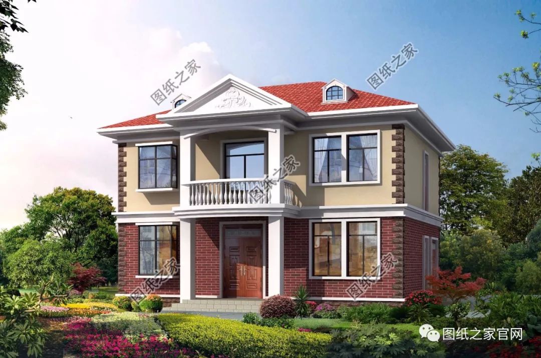 40款全新設(shè)計(jì)二層別墅外觀圖片大全，最漂亮的農(nóng)村二層小樓