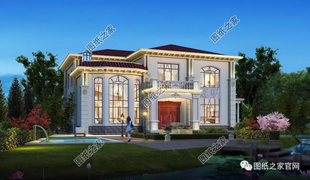 40款全新設(shè)計(jì)二層別墅外觀圖片大全，最漂亮的農(nóng)村二層小樓