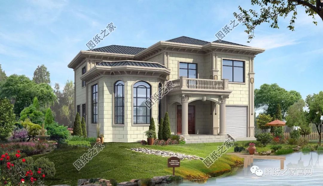 40款全新設(shè)計(jì)二層別墅外觀圖片大全，最漂亮的農(nóng)村二層小樓