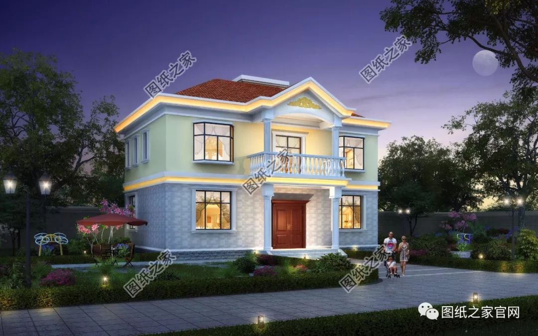 40款全新設(shè)計(jì)二層別墅外觀圖片大全，最漂亮的農(nóng)村二層小樓