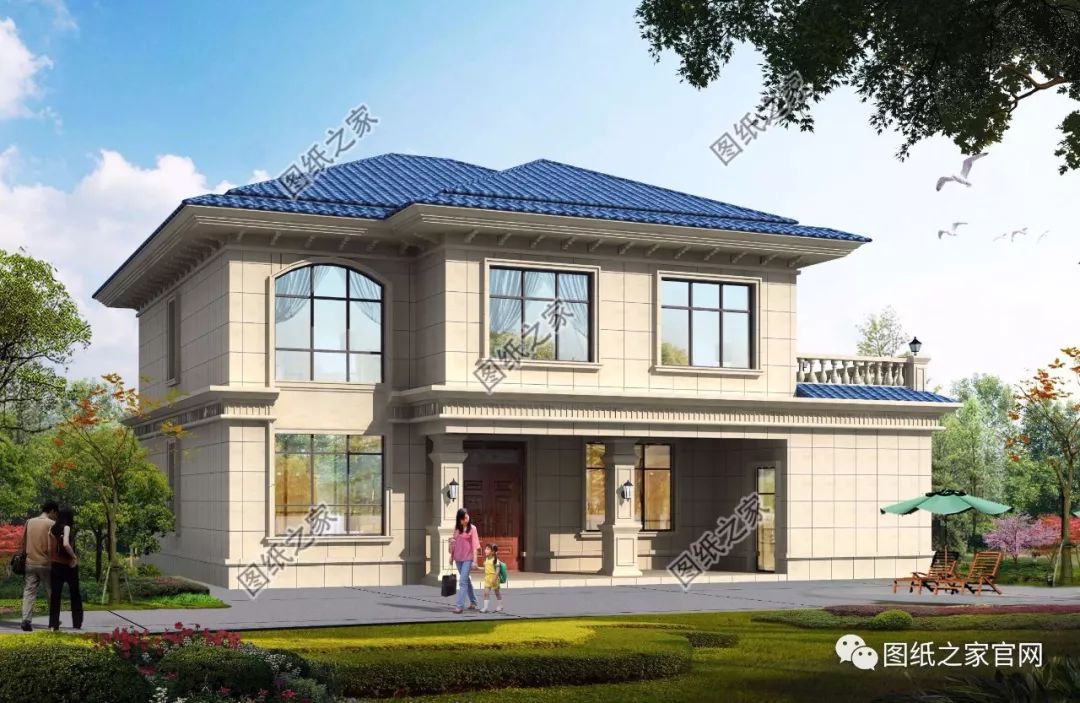 40款全新設(shè)計(jì)二層別墅外觀圖片大全，最漂亮的農(nóng)村二層小樓