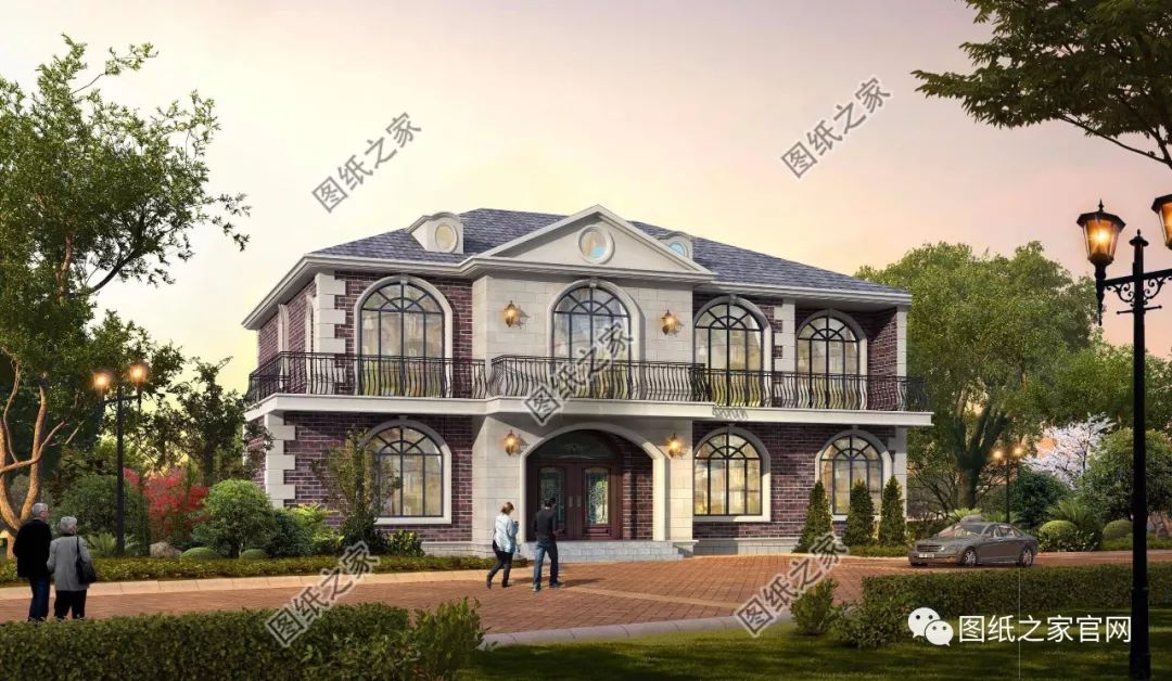 40款全新設(shè)計(jì)二層別墅外觀圖片大全，最漂亮的農(nóng)村二層小樓