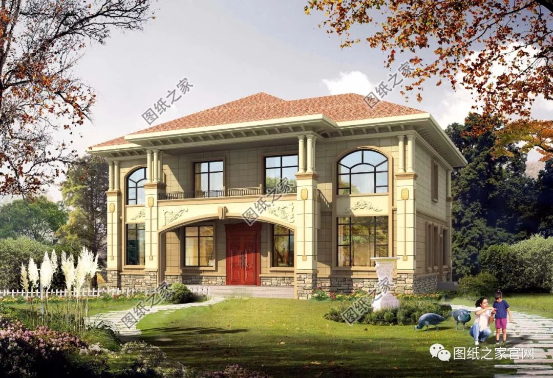 40款全新設(shè)計(jì)二層別墅外觀圖片大全，最漂亮的農(nóng)村二層小樓