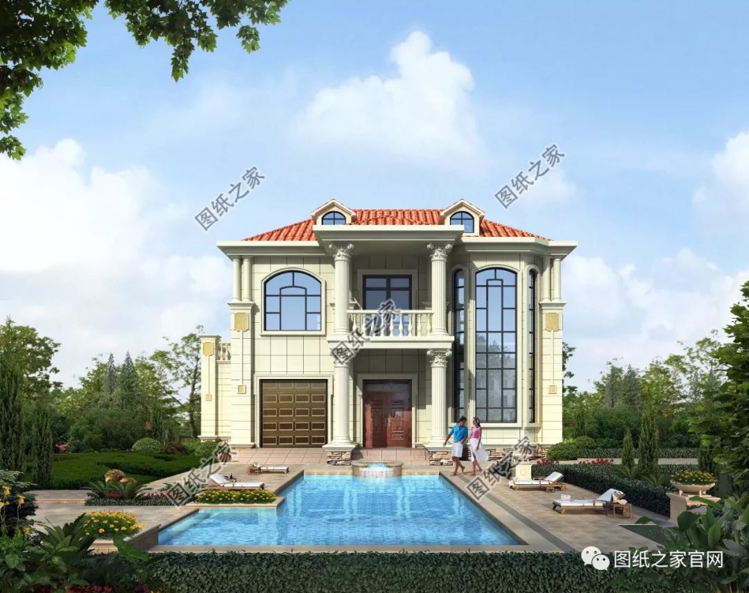 40款全新設(shè)計(jì)二層別墅外觀圖片大全，最漂亮的農(nóng)村二層小樓