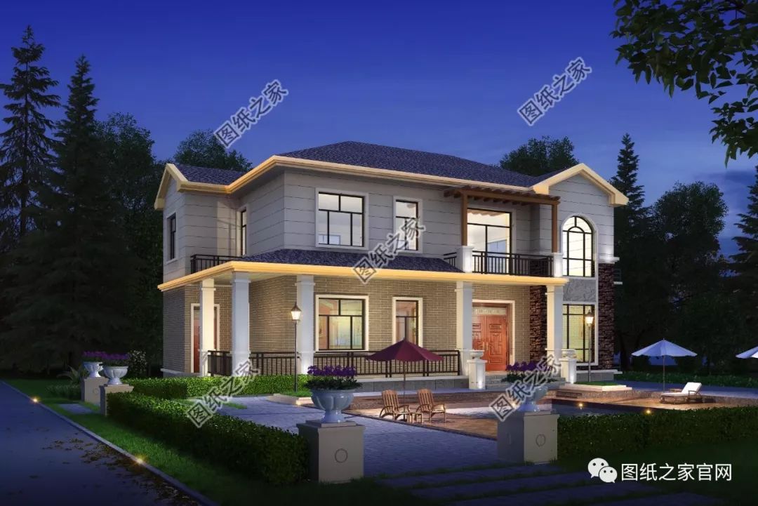 40款全新設(shè)計(jì)二層別墅外觀圖片大全，最漂亮的農(nóng)村二層小樓