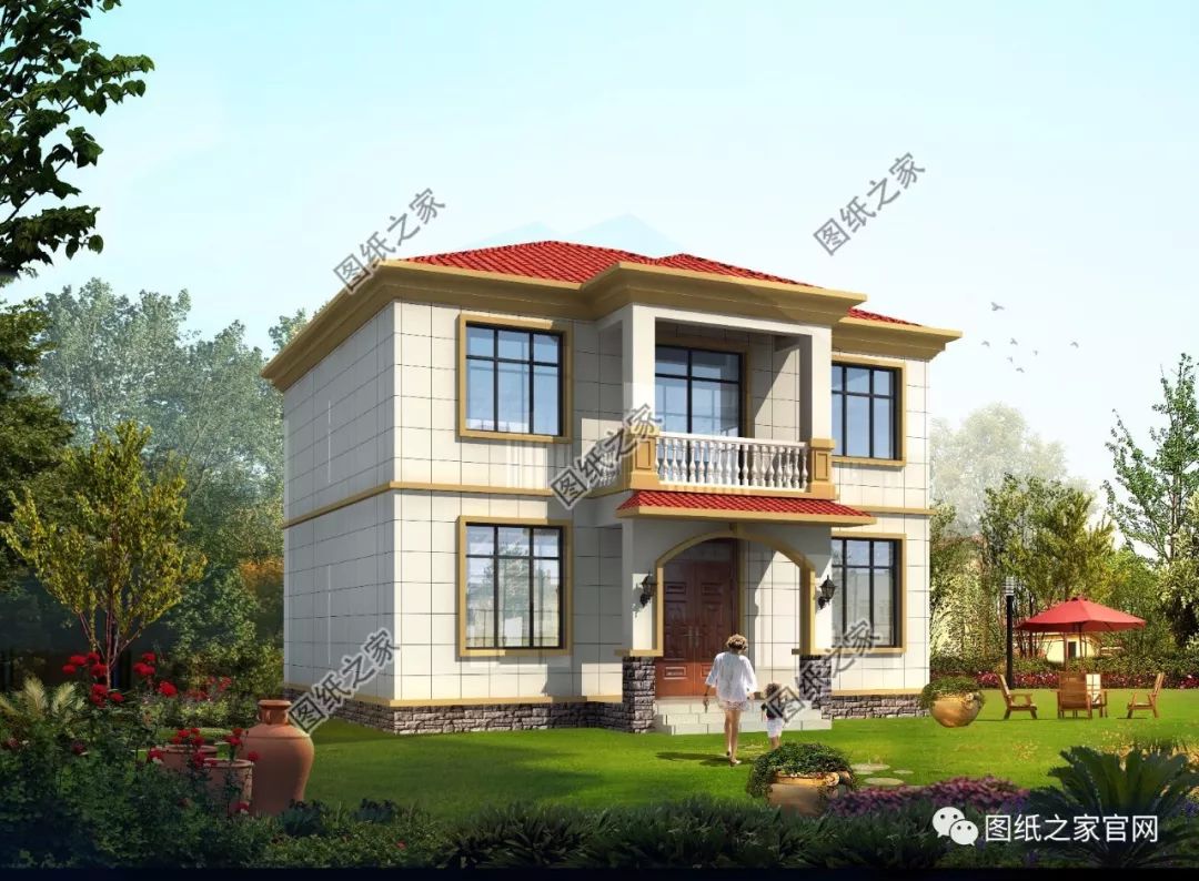 40款全新設(shè)計(jì)二層別墅外觀圖片大全，最漂亮的農(nóng)村二層小樓