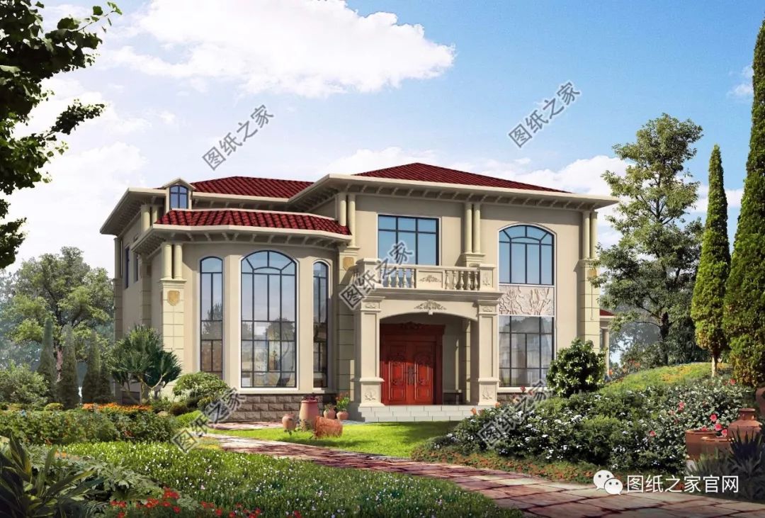 40款全新設(shè)計(jì)二層別墅外觀圖片大全，最漂亮的農(nóng)村二層小樓