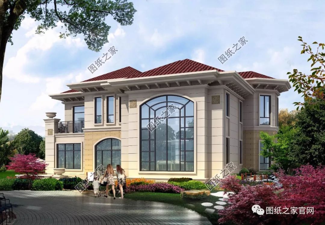 40款全新設(shè)計(jì)二層別墅外觀圖片大全，最漂亮的農(nóng)村二層小樓