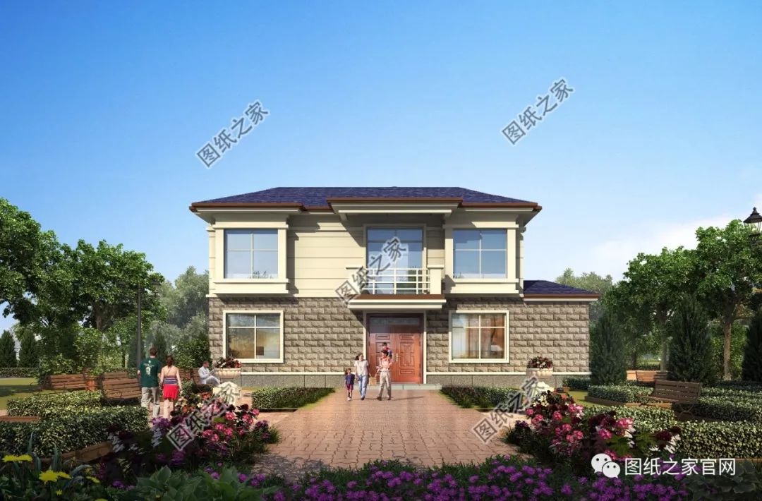 40款全新設(shè)計(jì)二層別墅外觀圖片大全，最漂亮的農(nóng)村二層小樓