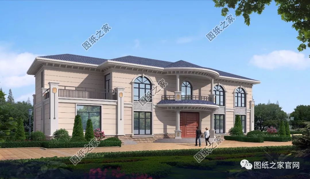 40款全新設(shè)計(jì)二層別墅外觀圖片大全，最漂亮的農(nóng)村二層小樓