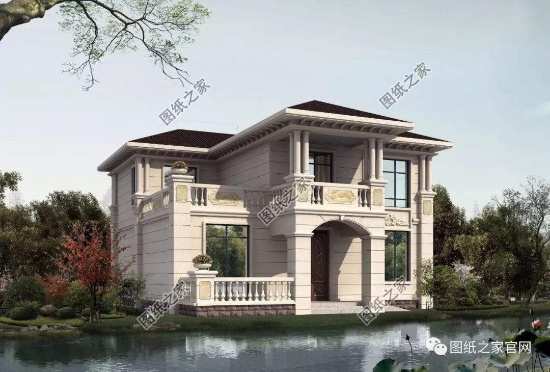 40款全新設(shè)計(jì)二層別墅外觀圖片大全，最漂亮的農(nóng)村二層小樓