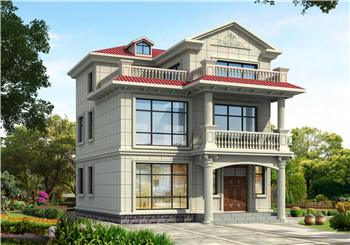 占地70平方米的三層獨(dú)棟別墅設(shè)計(jì)圖，小戶(hù)型自建房屋效果圖