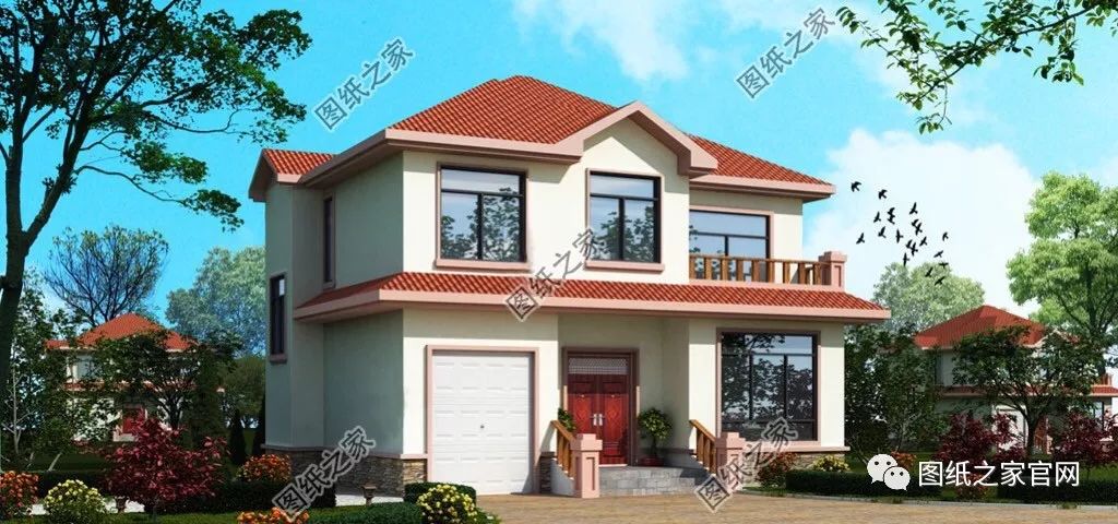 40款簡(jiǎn)單實(shí)用的兩層住宅房子設(shè)計(jì)圖，20萬(wàn)就能建，快來(lái)挑一款吧！