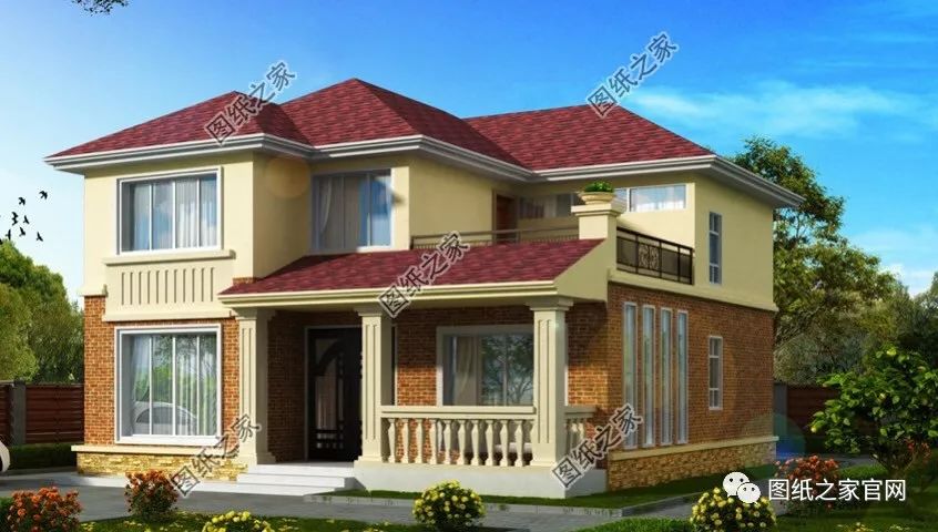 40款簡(jiǎn)單實(shí)用的兩層住宅房子設(shè)計(jì)圖，20萬(wàn)就能建，快來(lái)挑一款吧！