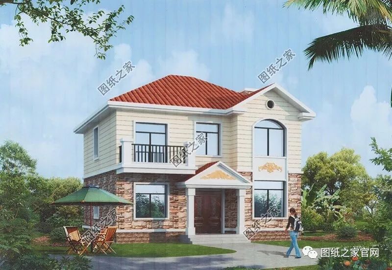 40款簡(jiǎn)單實(shí)用的兩層住宅房子設(shè)計(jì)圖，20萬(wàn)就能建，快來(lái)挑一款吧！