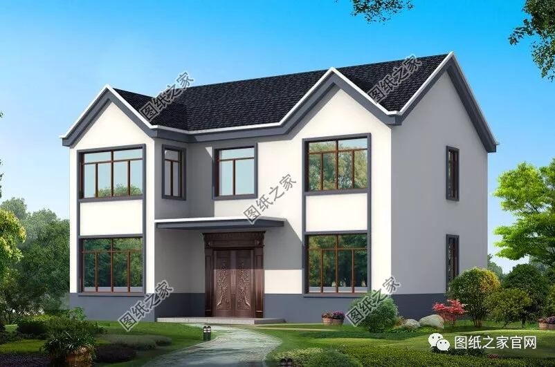 40款簡(jiǎn)單實(shí)用的兩層住宅房子設(shè)計(jì)圖，20萬(wàn)就能建，快來(lái)挑一款吧！