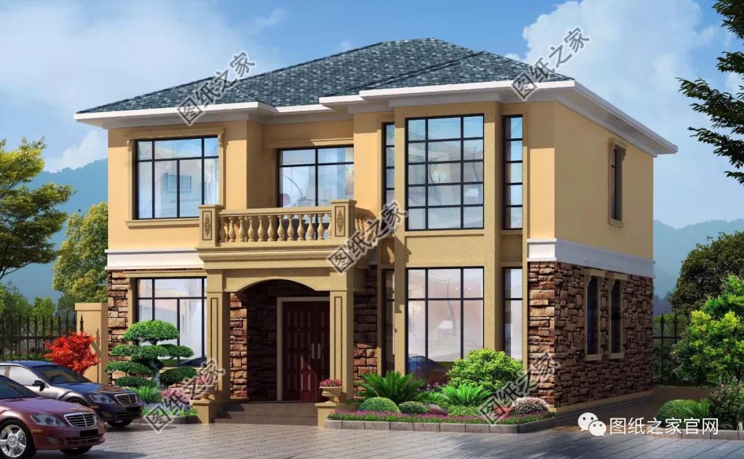 40款簡(jiǎn)單實(shí)用的兩層住宅房子設(shè)計(jì)圖，20萬(wàn)就能建，快來(lái)挑一款吧！