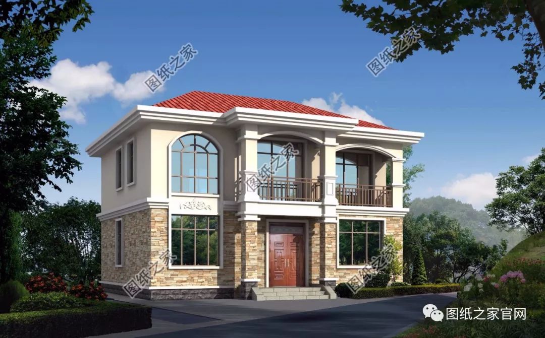 40款簡(jiǎn)單實(shí)用的兩層住宅房子設(shè)計(jì)圖，20萬(wàn)就能建，快來(lái)挑一款吧！