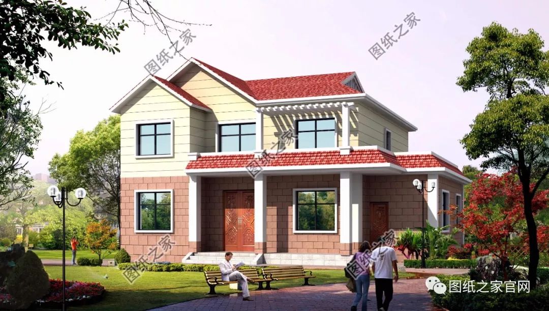 40款簡(jiǎn)單實(shí)用的兩層住宅房子設(shè)計(jì)圖，20萬(wàn)就能建，快來(lái)挑一款吧！