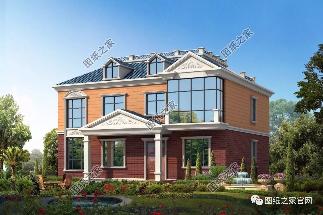 40款簡(jiǎn)單實(shí)用的兩層住宅房子設(shè)計(jì)圖，20萬(wàn)就能建，快來(lái)挑一款吧！