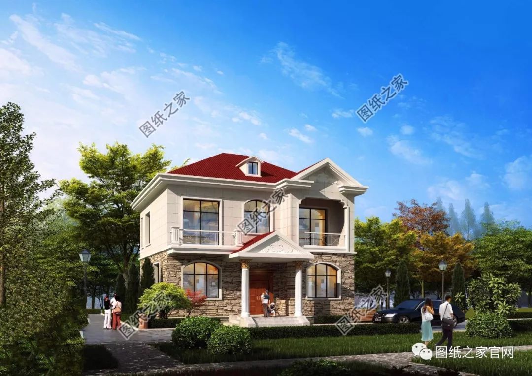 40款簡(jiǎn)單實(shí)用的兩層住宅房子設(shè)計(jì)圖，20萬(wàn)就能建，快來(lái)挑一款吧！