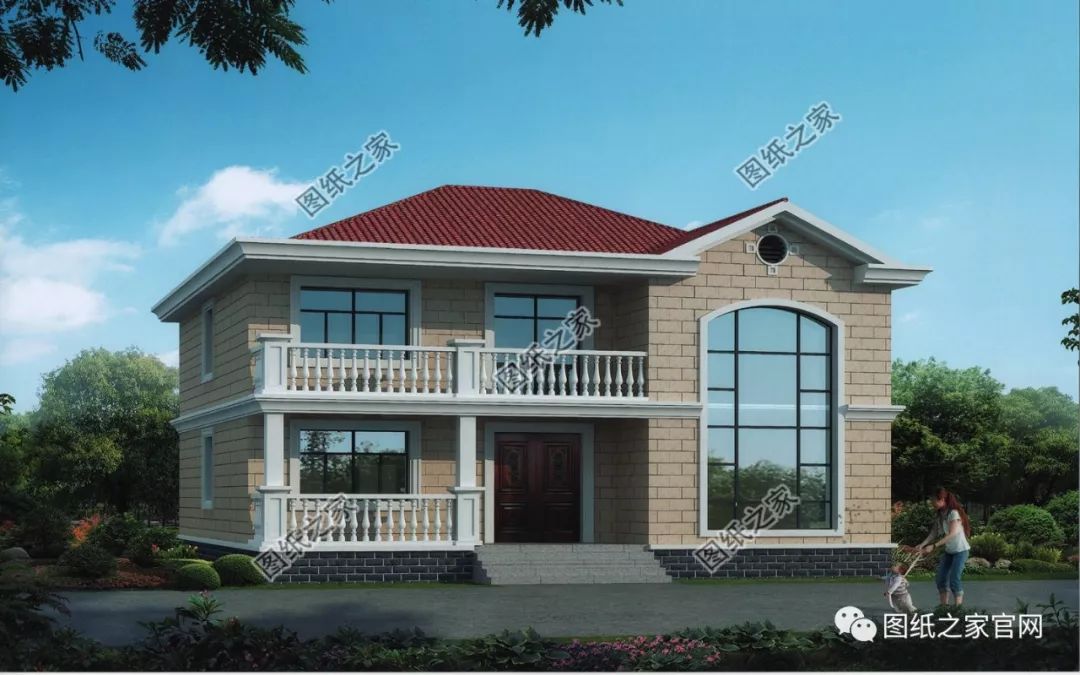 40款簡(jiǎn)單實(shí)用的兩層住宅房子設(shè)計(jì)圖，20萬(wàn)就能建，快來(lái)挑一款吧！