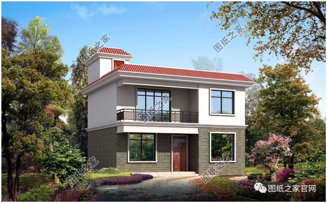 40款簡(jiǎn)單實(shí)用的兩層住宅房子設(shè)計(jì)圖，20萬(wàn)就能建，快來(lái)挑一款吧！