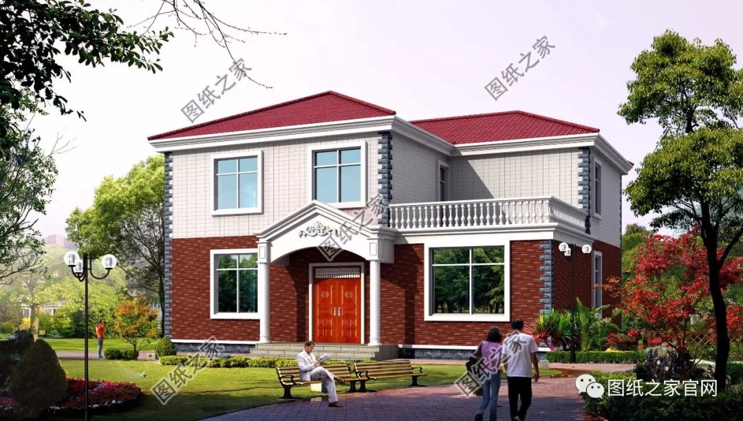 40款簡(jiǎn)單實(shí)用的兩層住宅房子設(shè)計(jì)圖，20萬(wàn)就能建，快來(lái)挑一款吧！