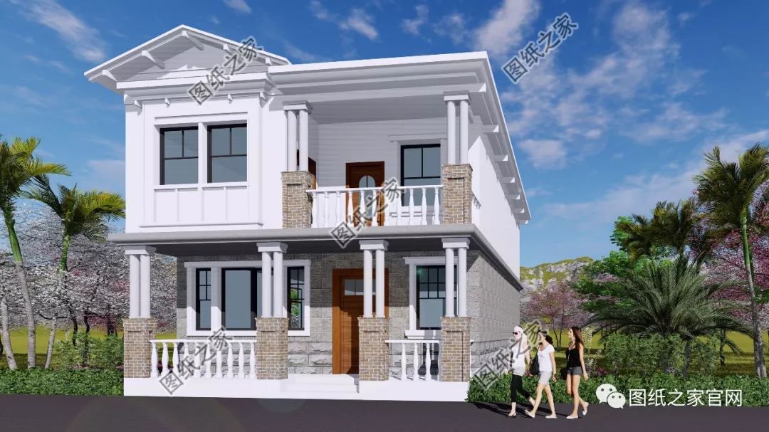 40款簡(jiǎn)單實(shí)用的兩層住宅房子設(shè)計(jì)圖，20萬(wàn)就能建，快來(lái)挑一款吧！