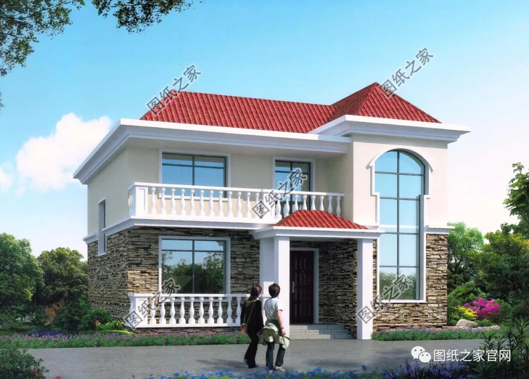 40款簡(jiǎn)單實(shí)用的兩層住宅房子設(shè)計(jì)圖，20萬(wàn)就能建，快來(lái)挑一款吧！