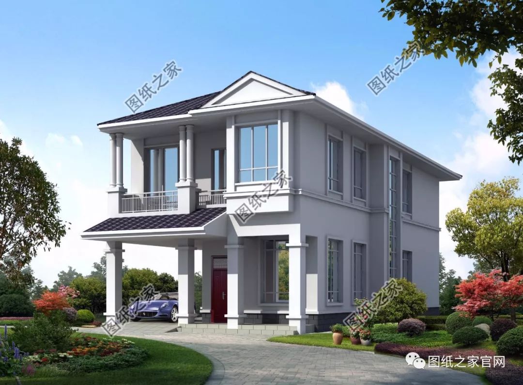 40款簡(jiǎn)單實(shí)用的兩層住宅房子設(shè)計(jì)圖，20萬(wàn)就能建，快來(lái)挑一款吧！