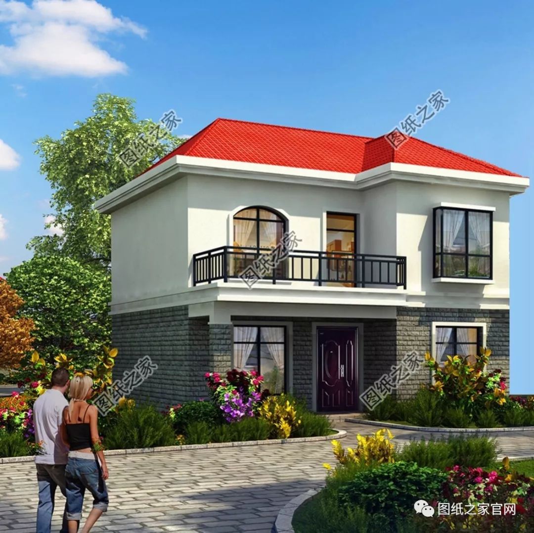 40款簡(jiǎn)單實(shí)用的兩層住宅房子設(shè)計(jì)圖，20萬(wàn)就能建，快來(lái)挑一款吧！