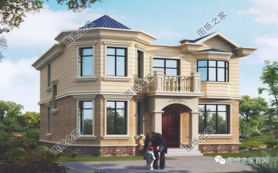 40款簡(jiǎn)單實(shí)用的兩層住宅房子設(shè)計(jì)圖，20萬(wàn)就能建，快來(lái)挑一款吧！