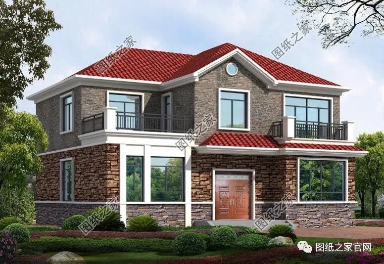 40款簡(jiǎn)單實(shí)用的兩層住宅房子設(shè)計(jì)圖，20萬(wàn)就能建，快來(lái)挑一款吧！