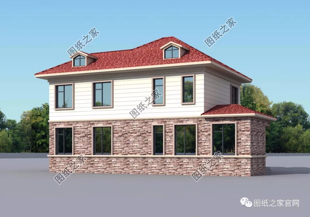 鄉(xiāng)村建網(wǎng)紅田園小別墅，主體28萬！建成的實景圖真好看【建房實拍】