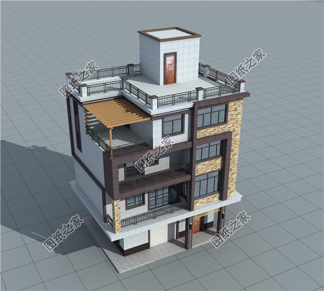 80平方米農(nóng)村四層房屋設(shè)計(jì)圖紙及效果圖