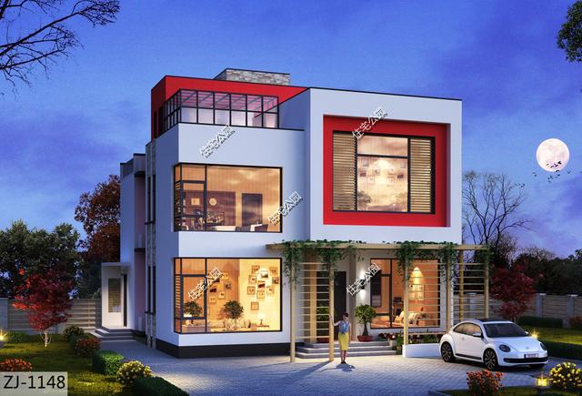 農(nóng)村10×12米現(xiàn)代風格住宅，80、90后看了都會心動