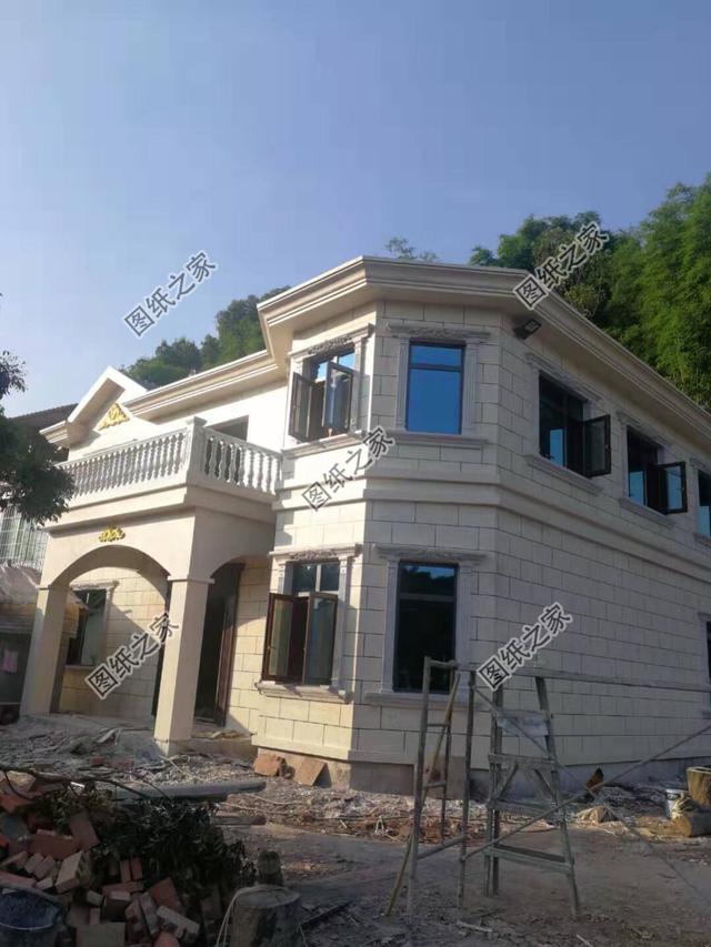 35萬修建二層歐式小別墅，兄長幫忙建的，超值